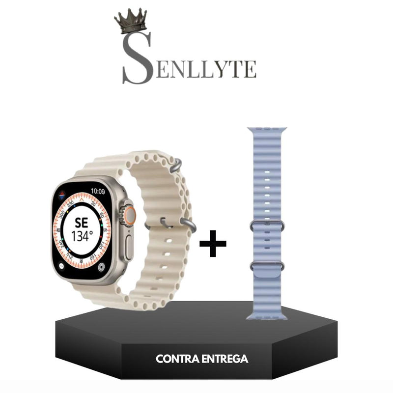 Smartwatch Ultra Naranja + 1 Correa Gratis