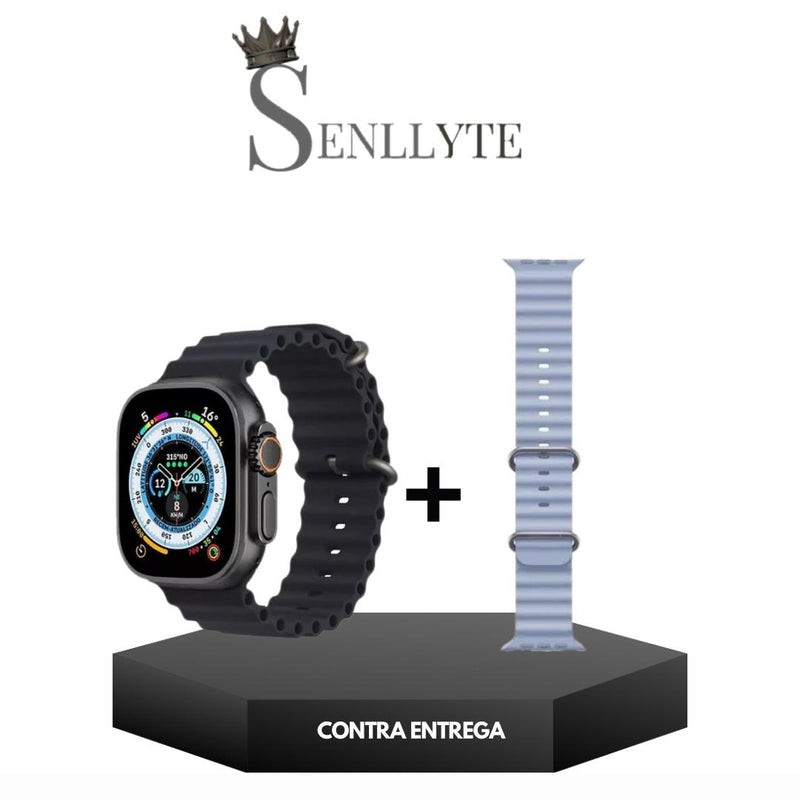 Smartwatch Ultra Naranja + 1 Correa Gratis